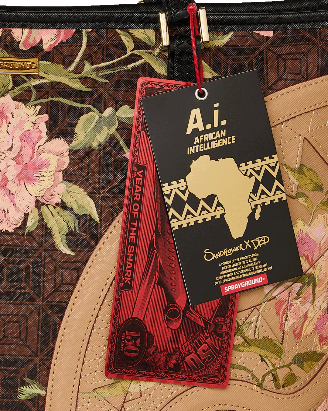 AI HENNY FLORAL TOTE - Image 7