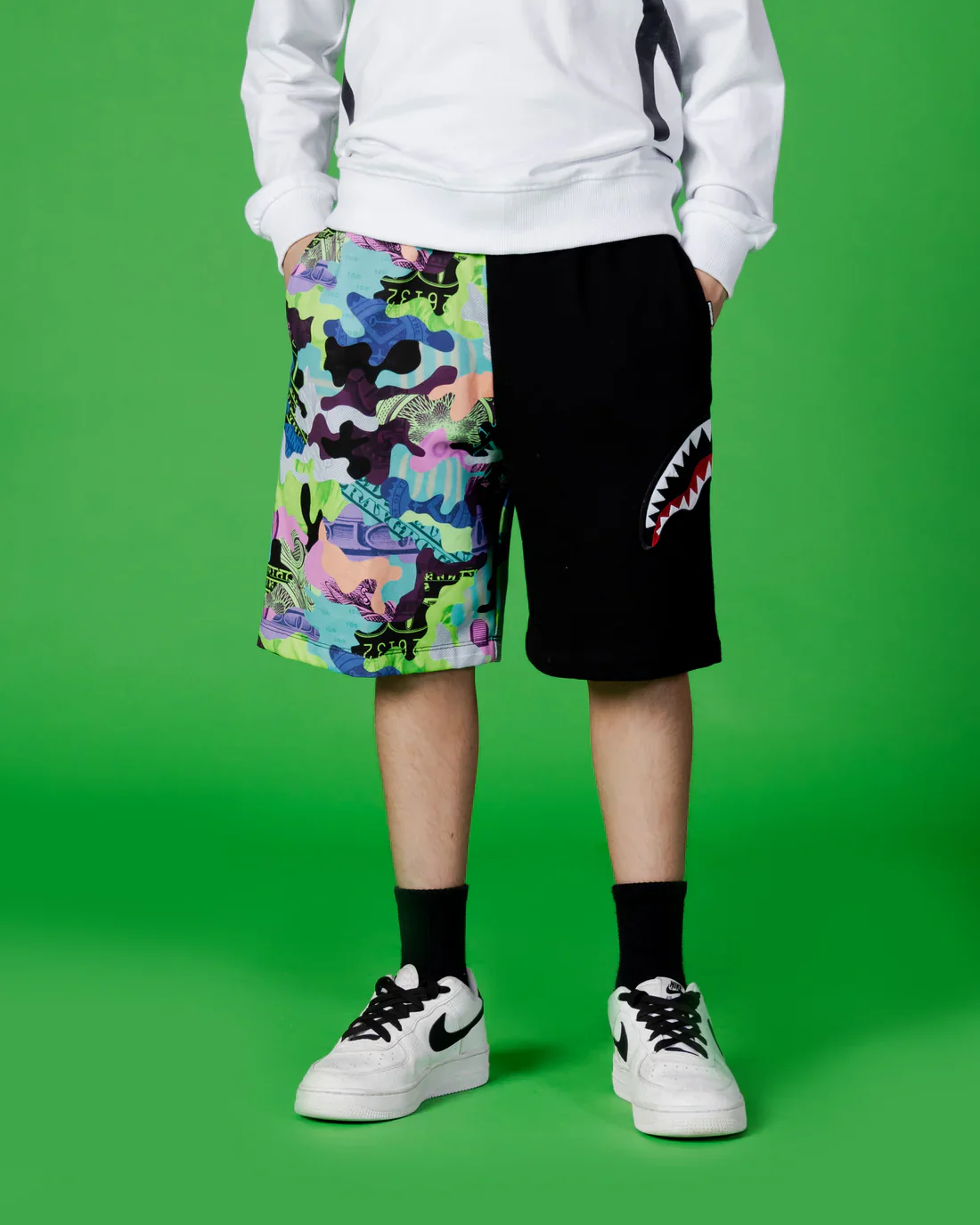 CAMO 100 SPLIT SHORTS - Image 4