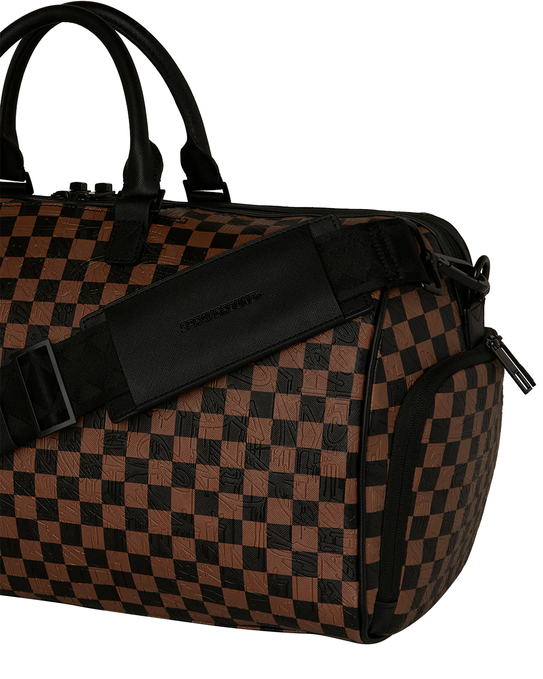 CHECK 2 EMBOSS DUFFLE - Image 5