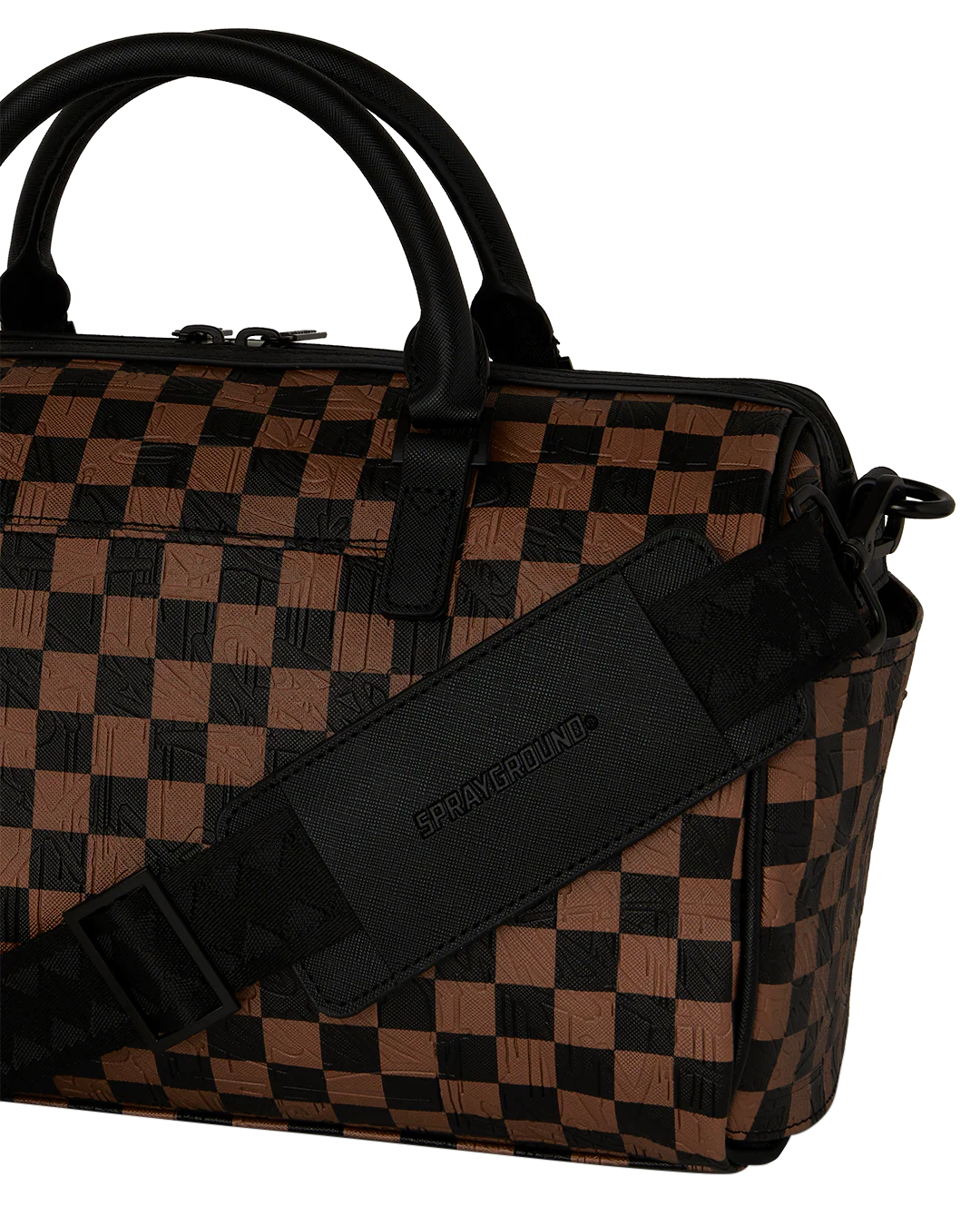 CHECK 2 EMBOSS MINI DUFFLE - Image 5