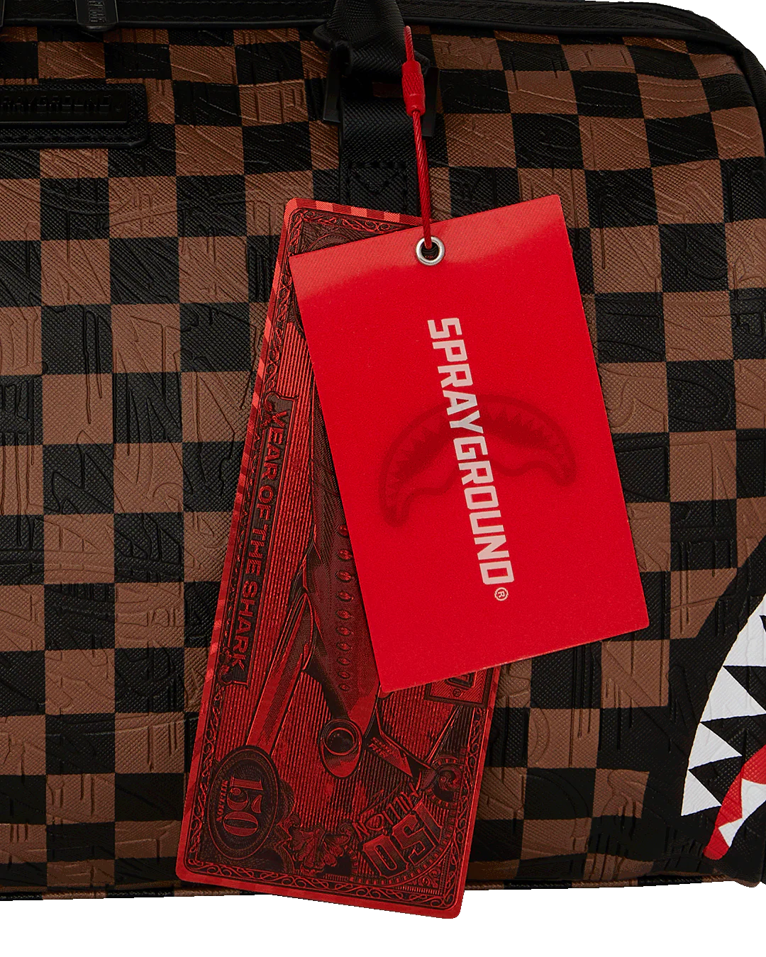 CHECK 2 EMBOSS MINI DUFFLE - Image 9