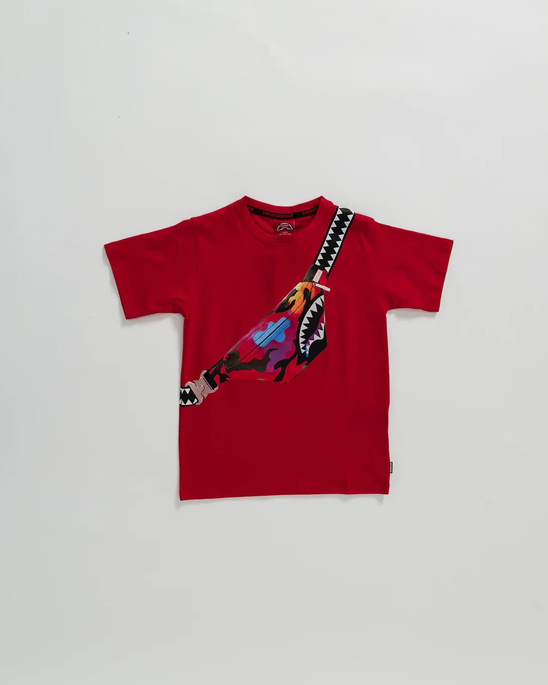 CROSSBODY T-SHIRT RED - Image 3