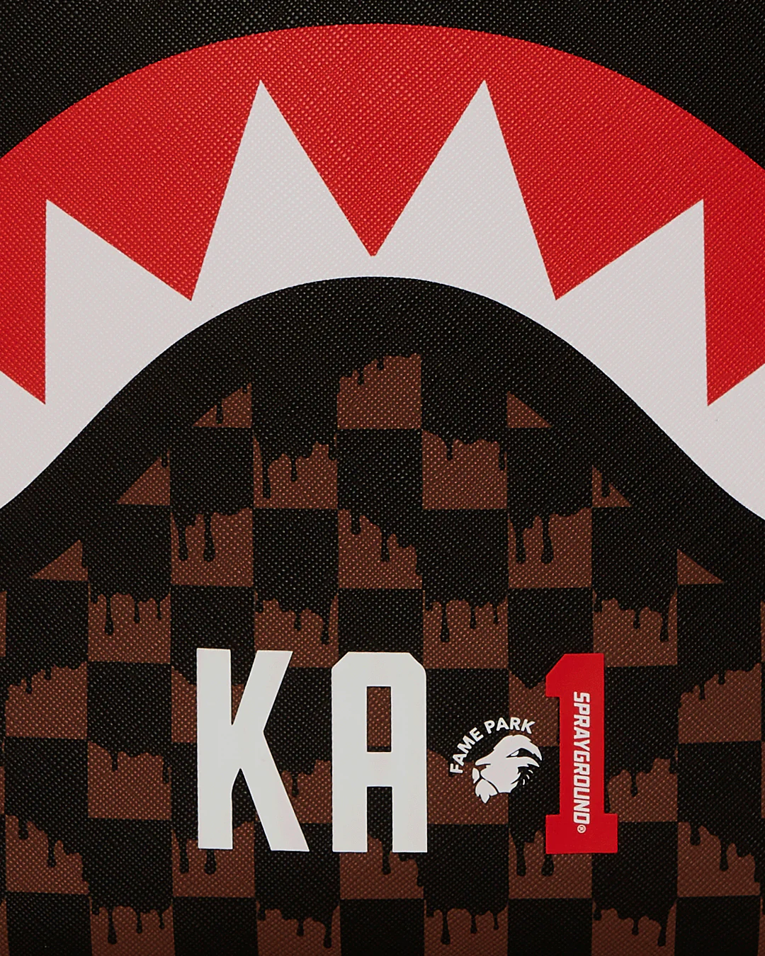 DRIP CHECK CROWN x KA1 BACKPACK BROWN - Image 9