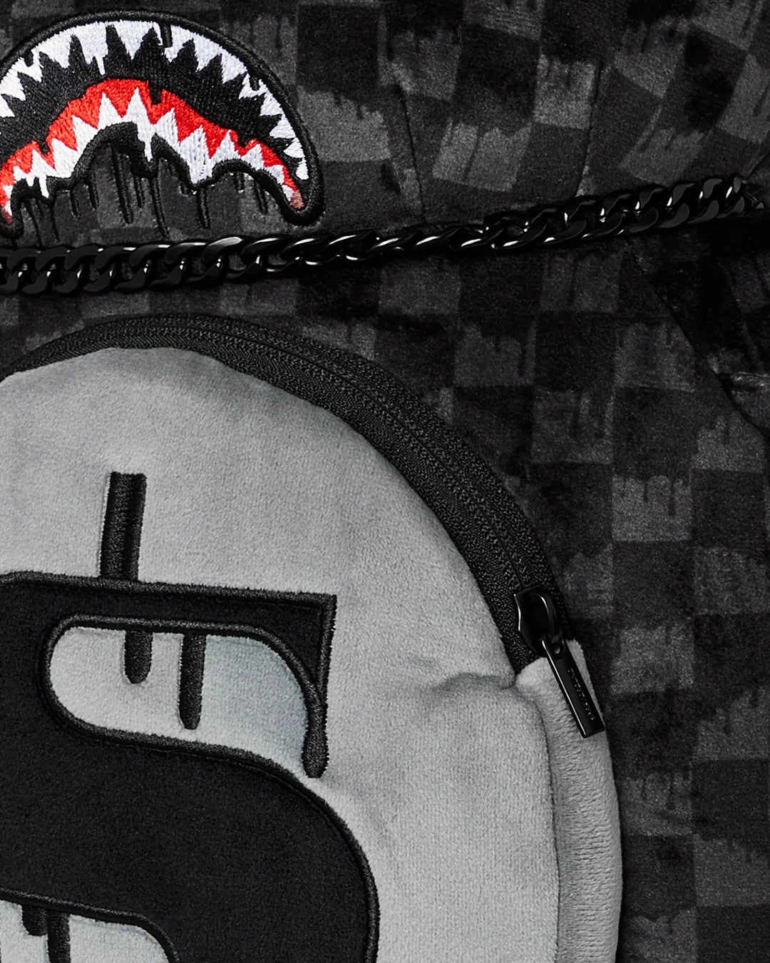 DRIPPING SHARKS IN PARIS MONEYBEAR TEDDY BEAR BACKPACK - Image 5
