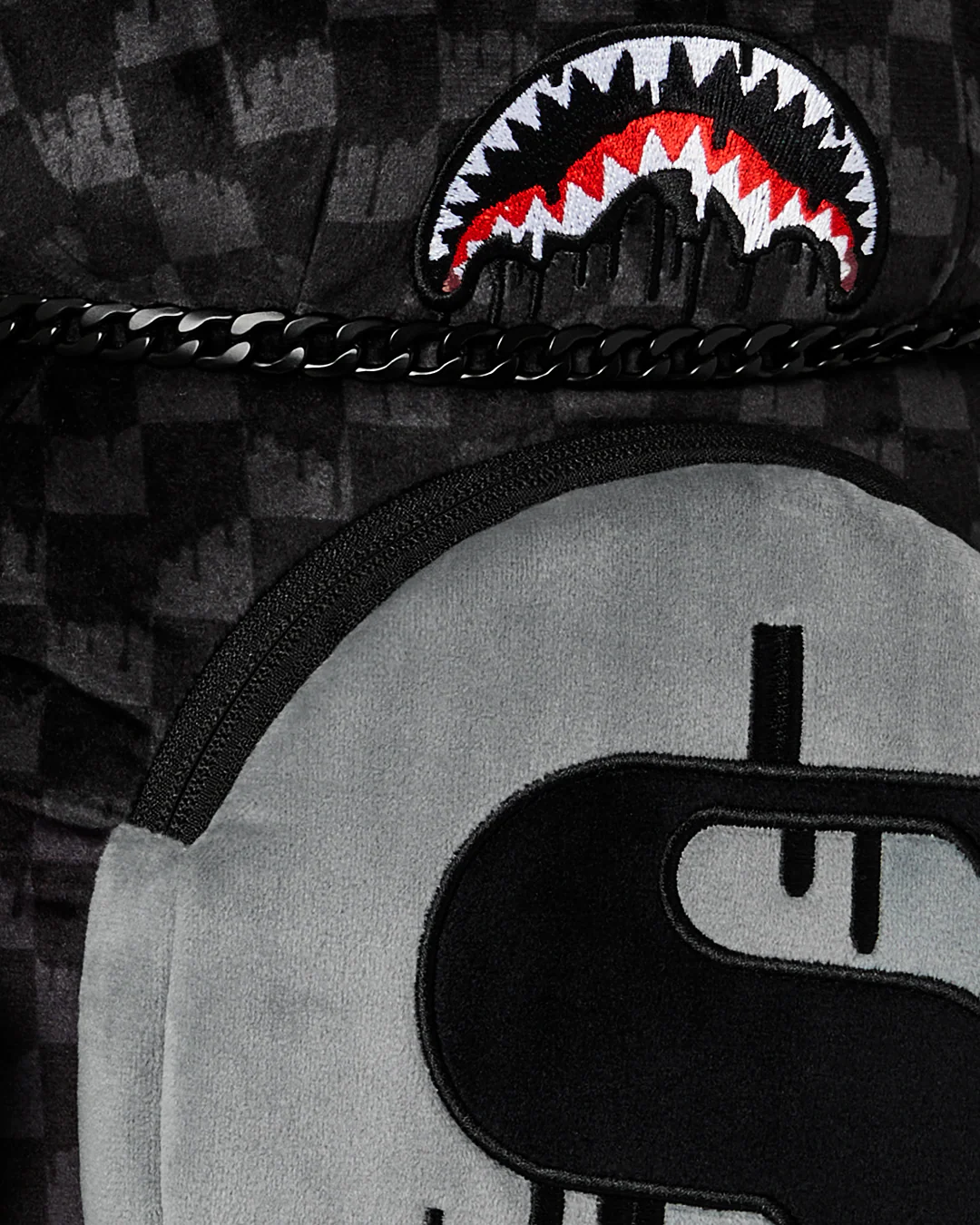 DRIPPING SHARKS IN PARIS MONEYBEAR TEDDY BEAR BACKPACK - Image 6
