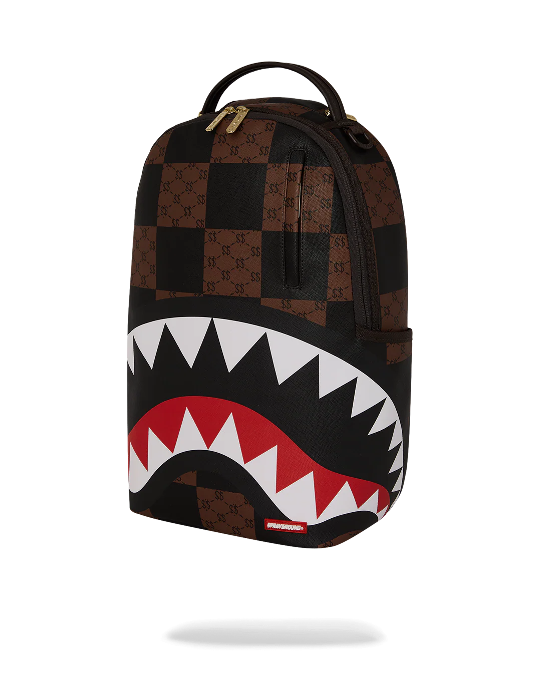 ENLARGED CHECK PARIS BACKPACK - Image 5