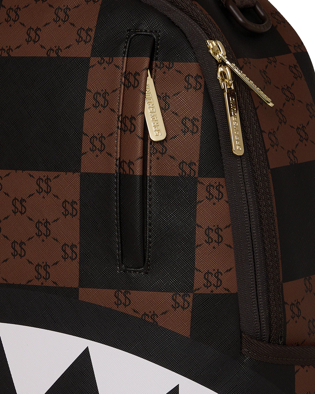 ENLARGED CHECK PARIS BACKPACK - Image 6