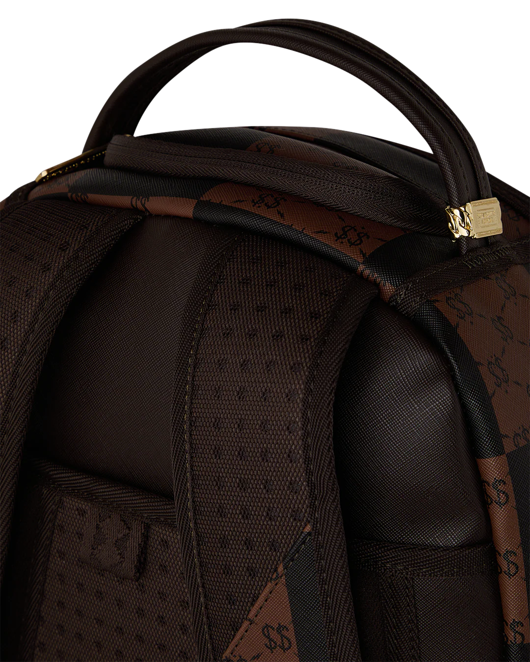 ENLARGED CHECK PARIS BACKPACK - Image 7