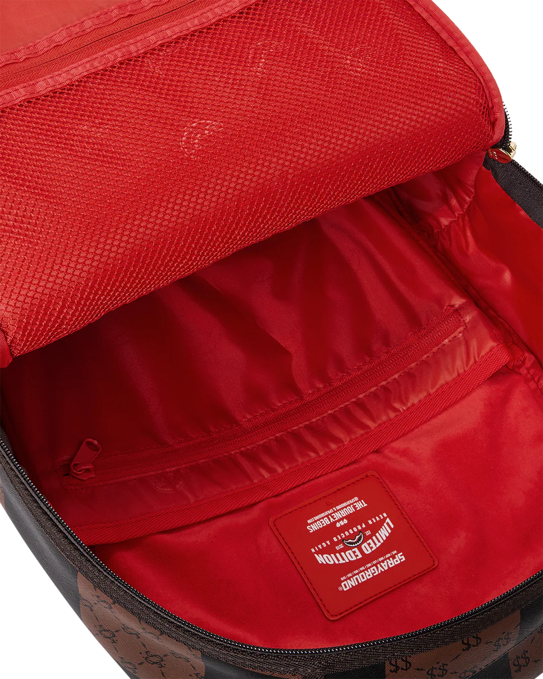 ENLARGED CHECK PARIS BACKPACK - Image 8