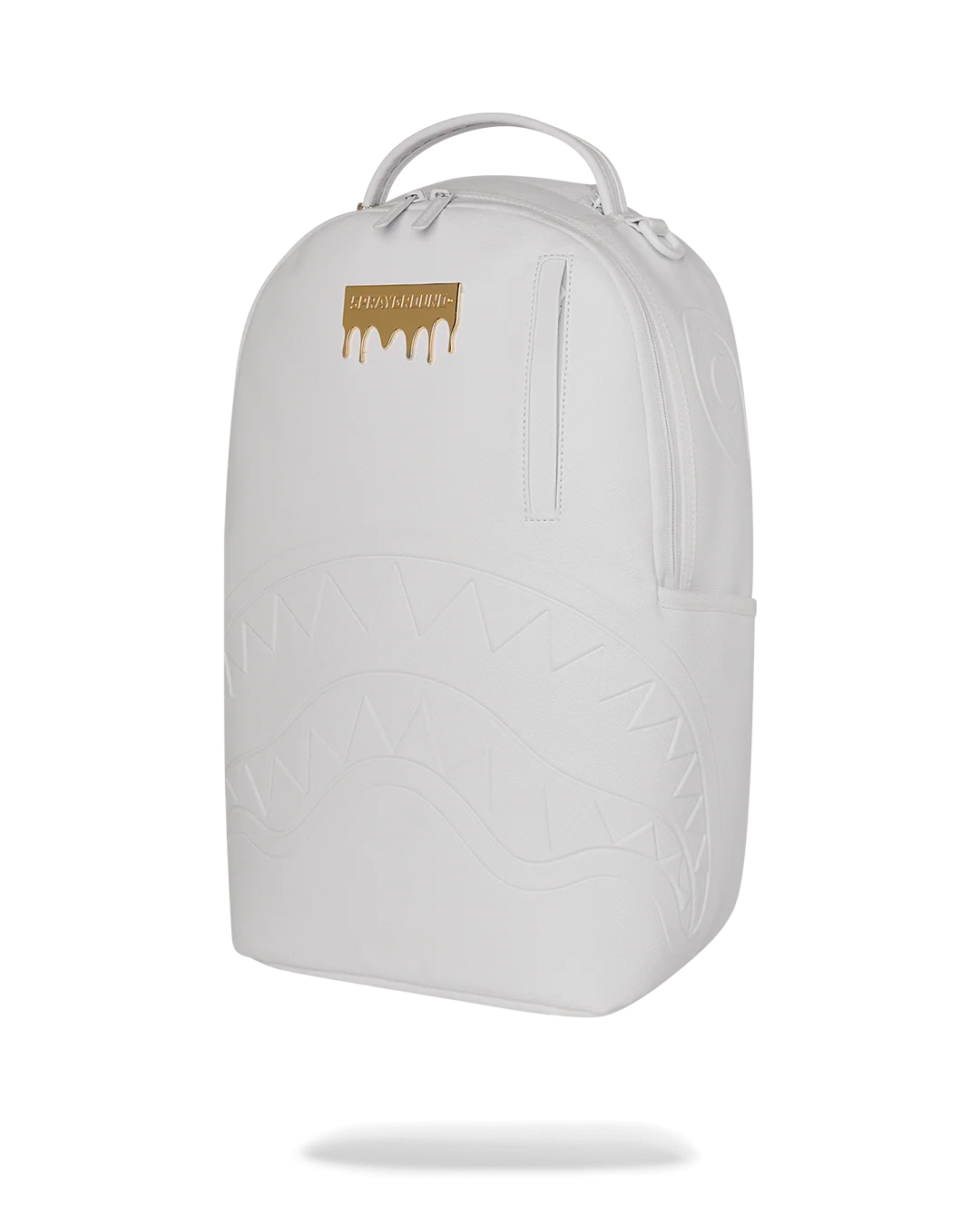 GOLD BRICK LUXE WHITE BACKPACK - Image 5