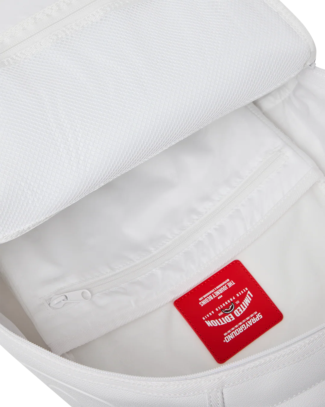 GOLD BRICK LUXE WHITE BACKPACK - Image 8