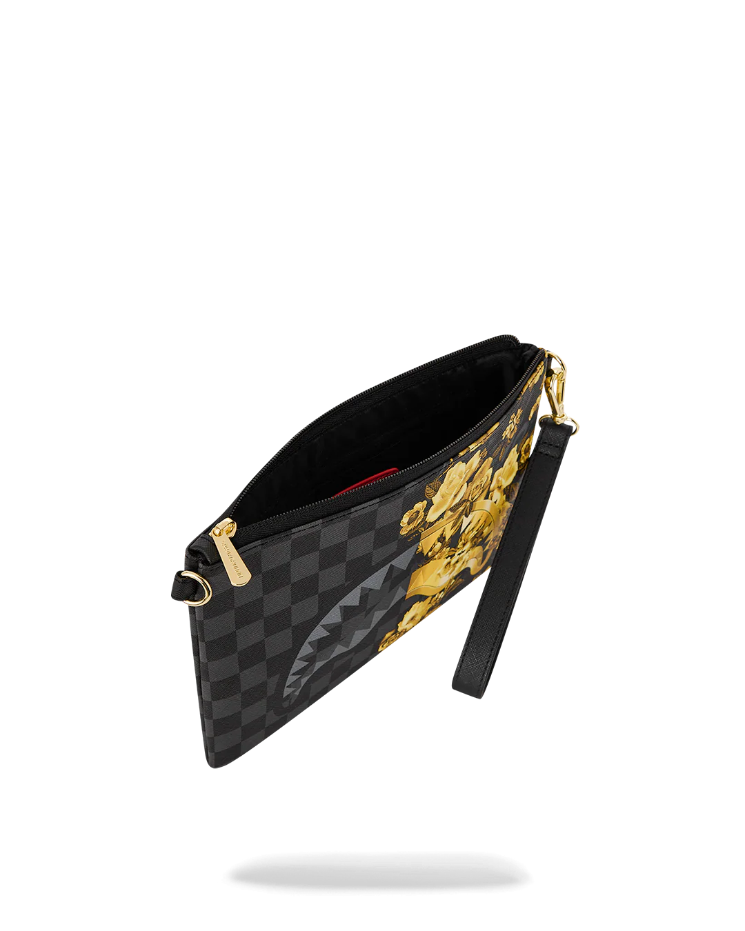 GOLD FLORAL REMIX CROSSOVER CLUTCH - Image 5