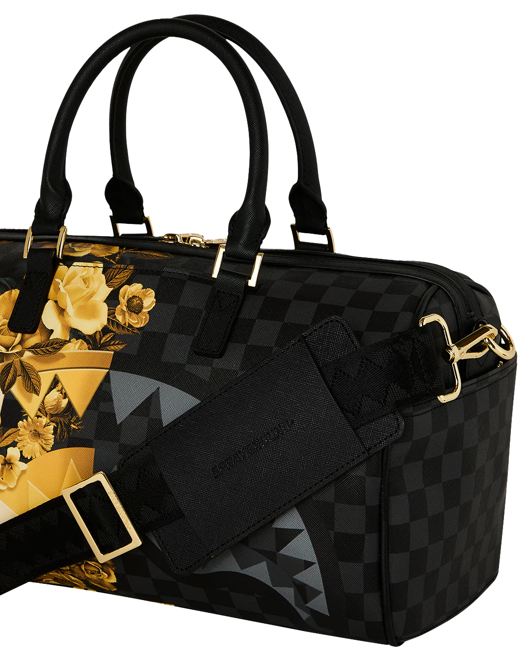GOLD FLORAL REMIX MINI DUFFLE - Image 5