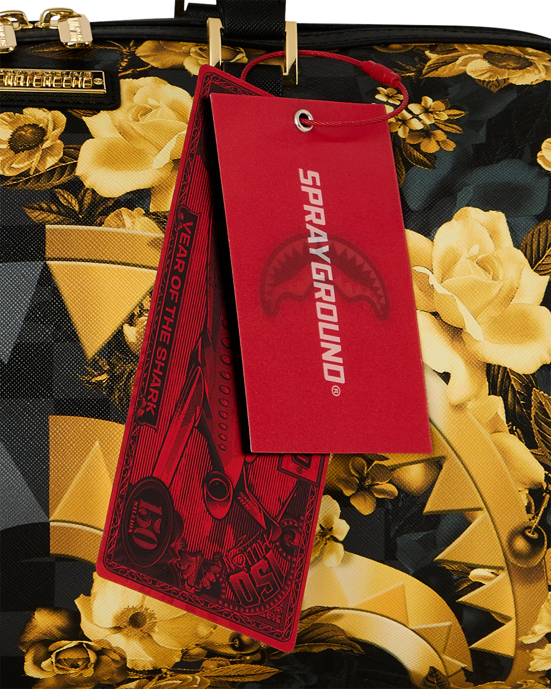 GOLD FLORAL REMIX MINI DUFFLE - Image 7