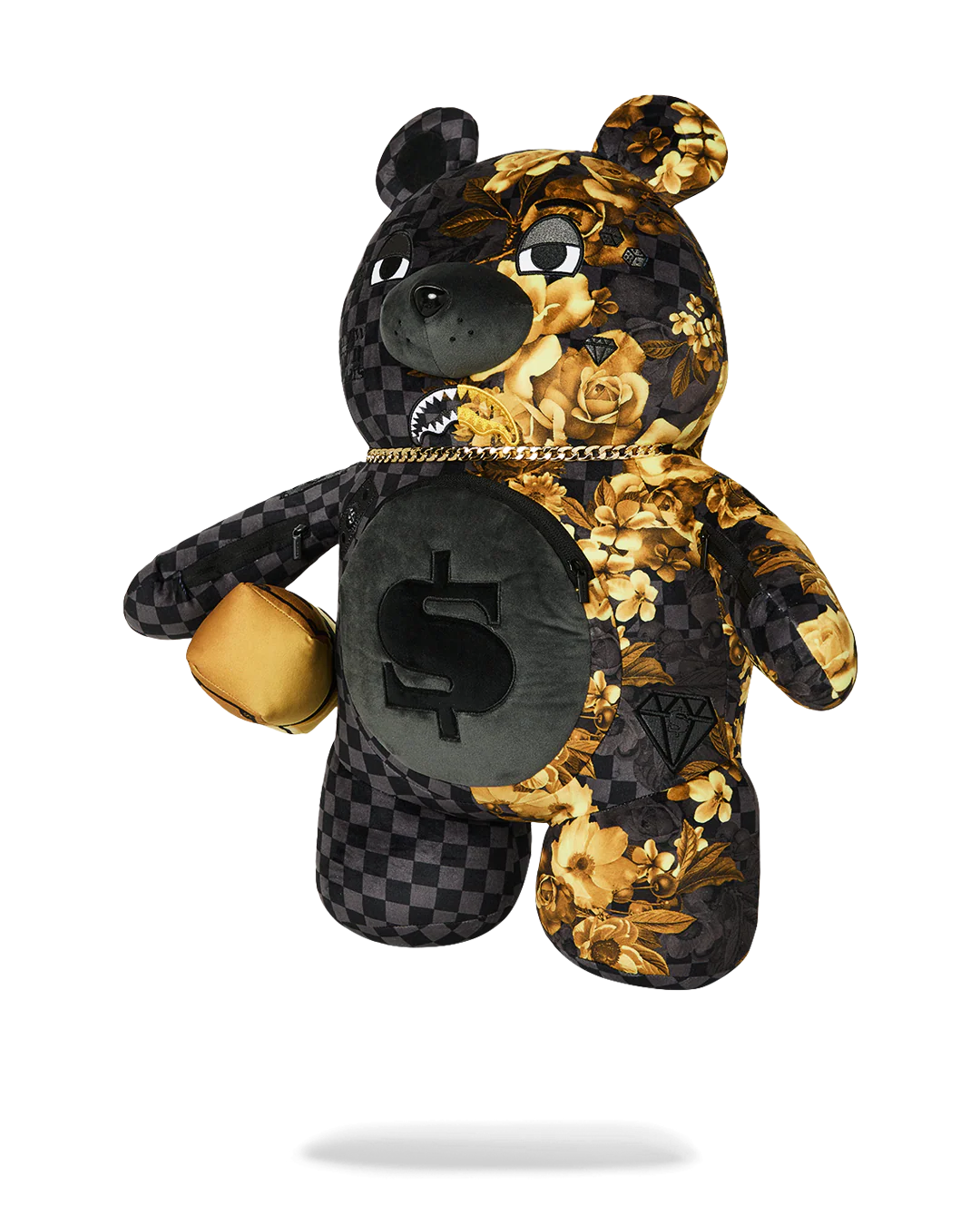 GOLD FLORAL REMIX MONEYBEAR BACKPACK - Image 3