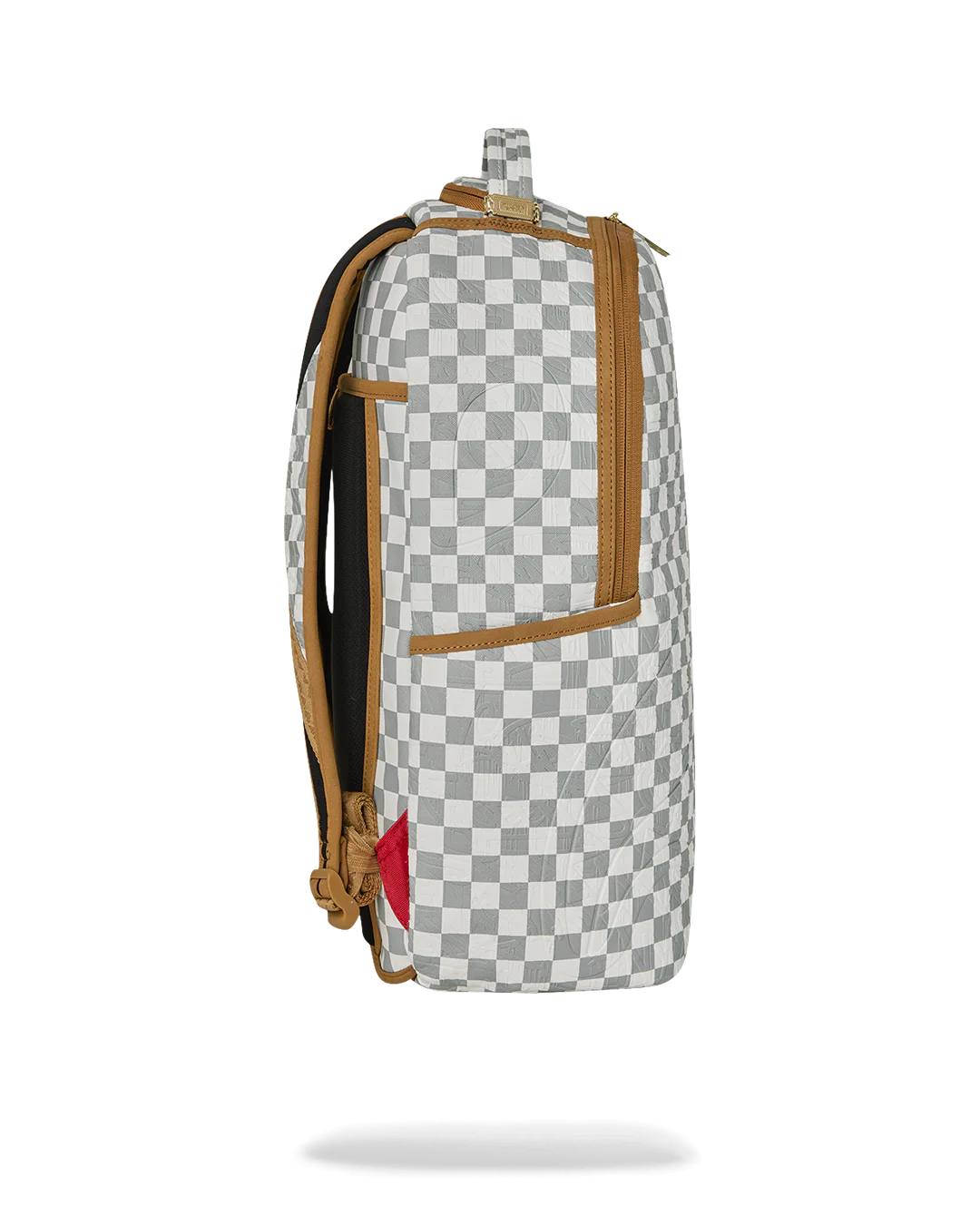 GRAFF EMBOSSED CREAM CHECK BACKPACK - Image 3