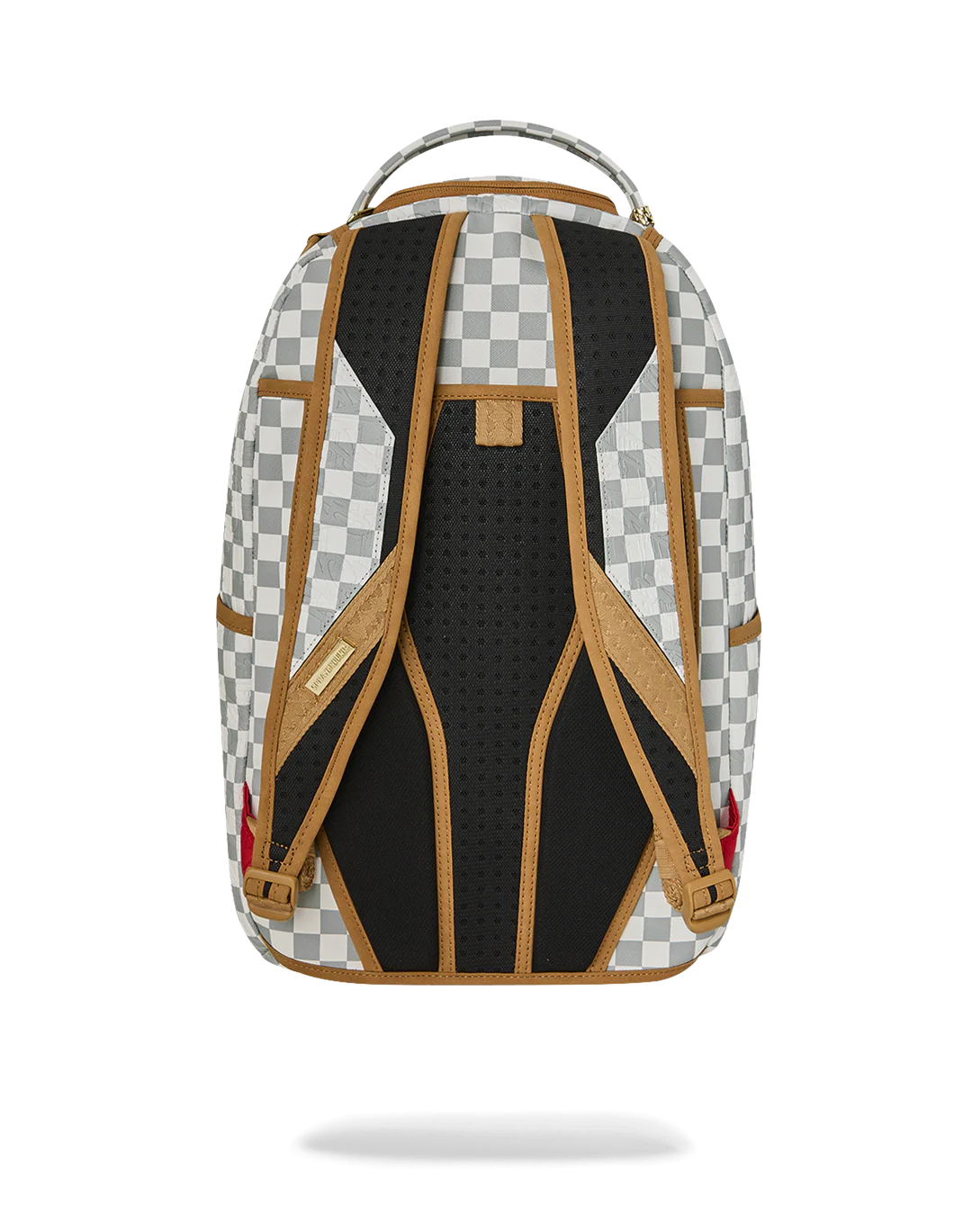GRAFF EMBOSSED CREAM CHECK BACKPACK - Image 4