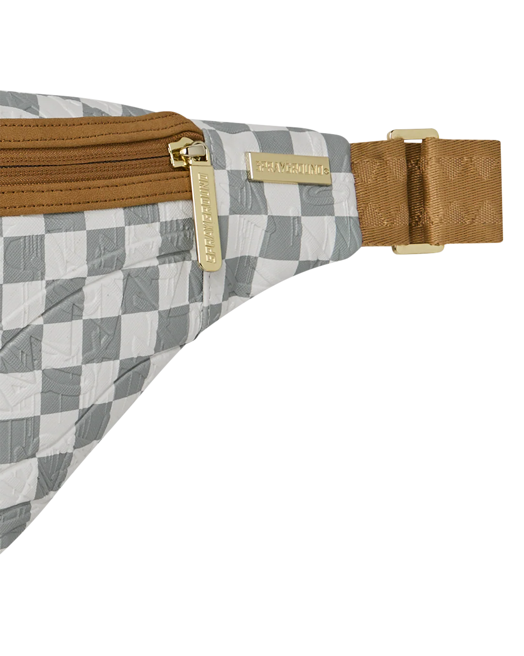 GRAFF EMBOSSED CREAM CHECK SAVVY CROSSBODY - Image 3