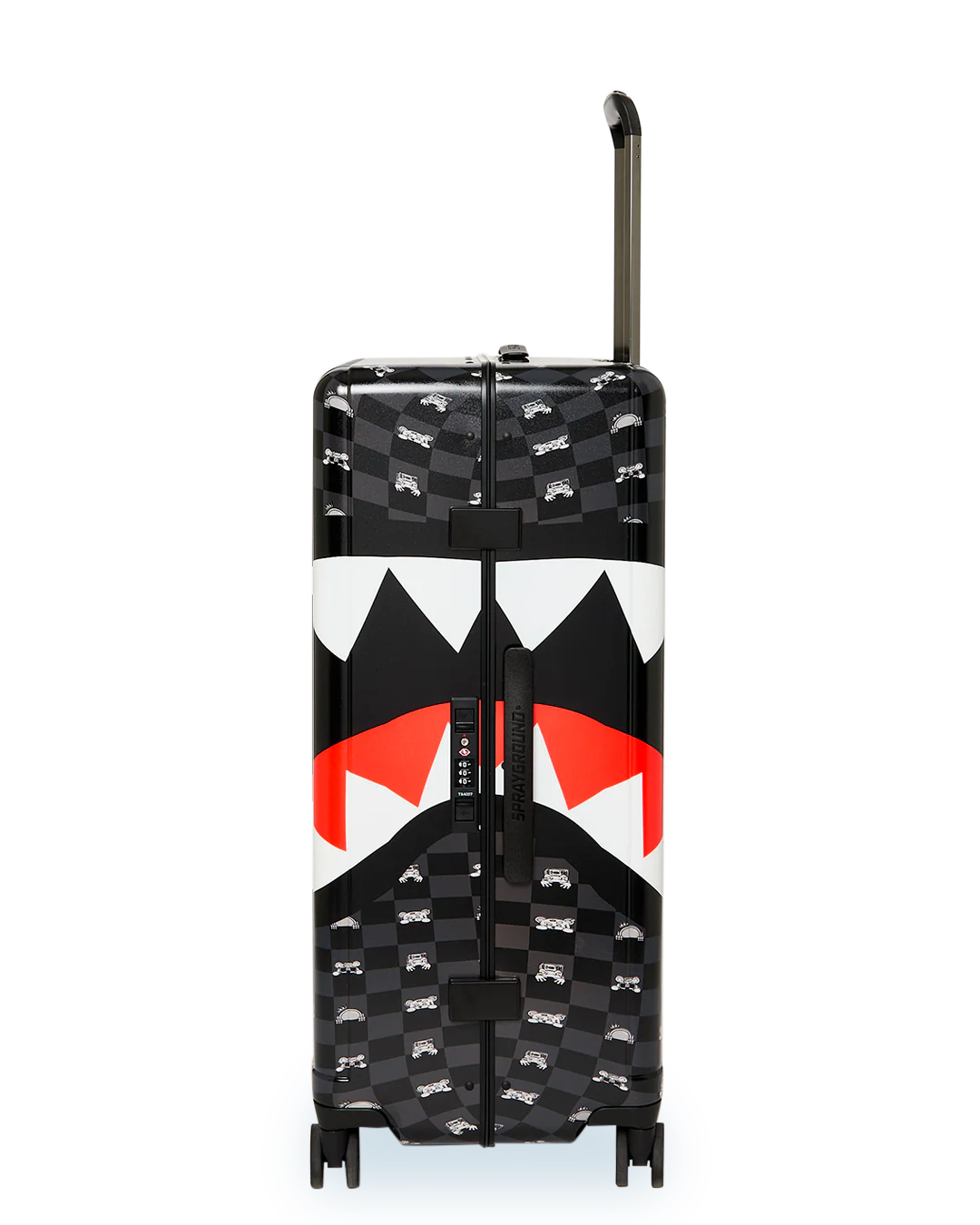 GRAY PEEKING CHARACTER CHECK FULL-SIZE LUGGAGE - Image 3