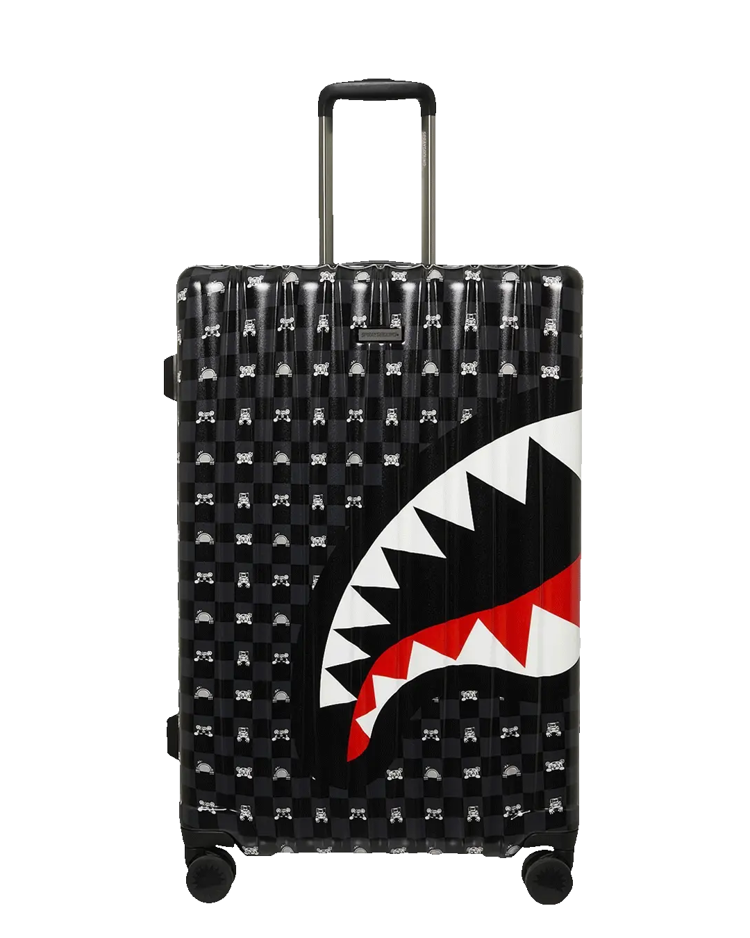 GRAY PEEKING CHARACTER CHECK FULL-SIZE LUGGAGE - Image 6