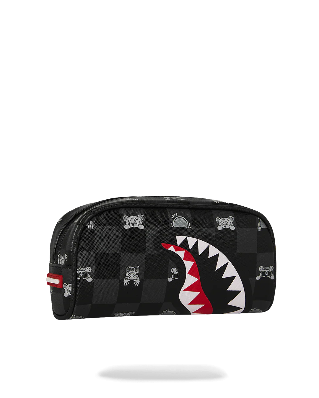 GRAY PEEKING CHARACTER CHECK POUCH - Image 2