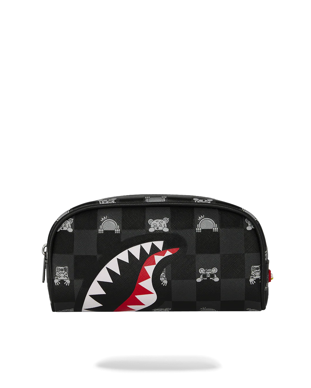 GRAY PEEKING CHARACTER CHECK POUCH - Image 4