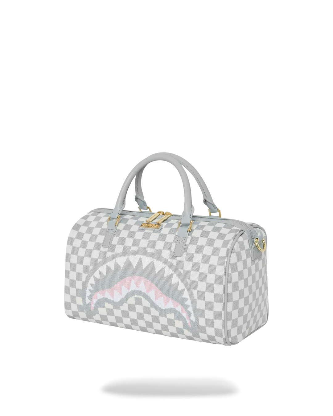KNIT SHARKS IN PARIS IN CREAM MINI DUFFLE - Image 3