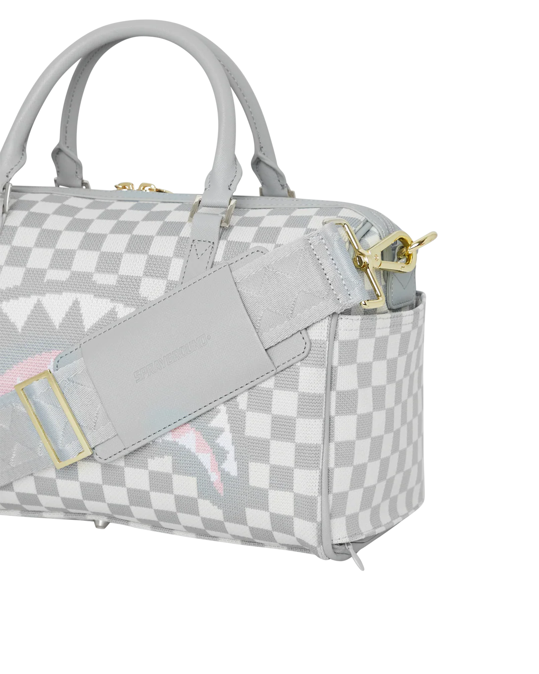 KNIT SHARKS IN PARIS IN CREAM MINI DUFFLE - Image 5