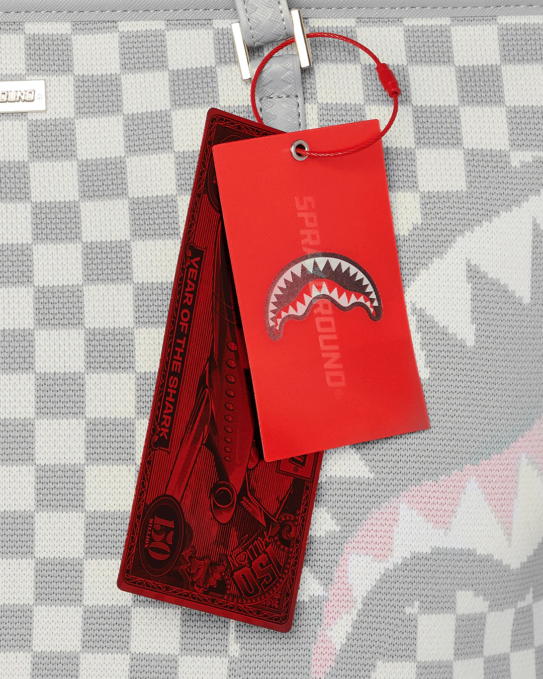 KNIT SHARKS IN PARIS IN CREAM TOTE - Image 6