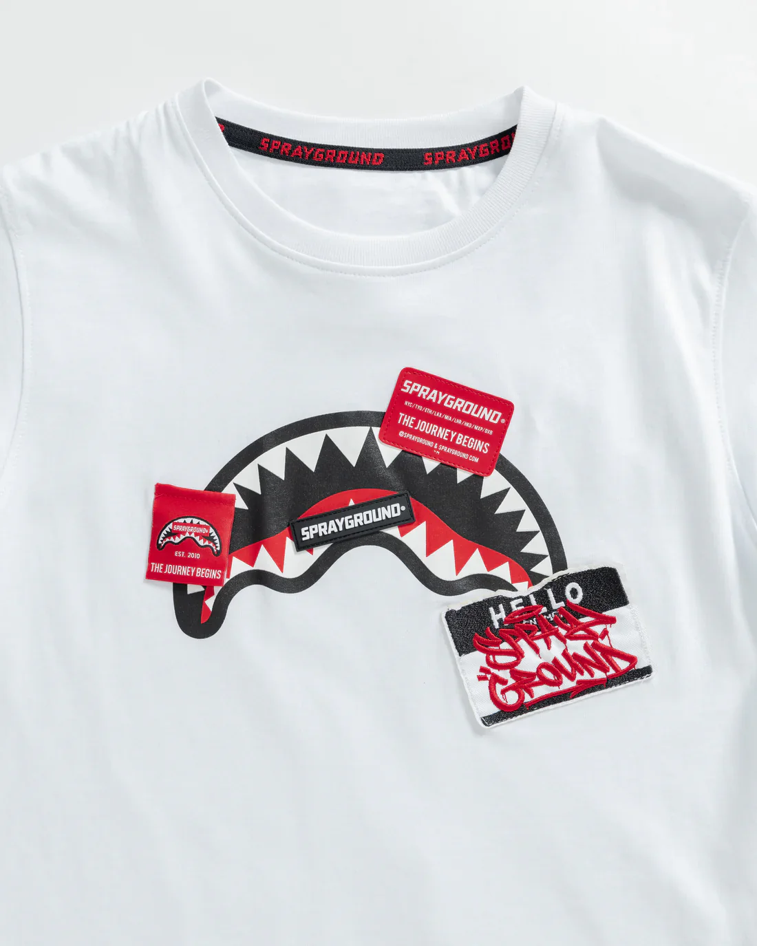 LABEL SHARK CREW T-SHIRT - Image 2
