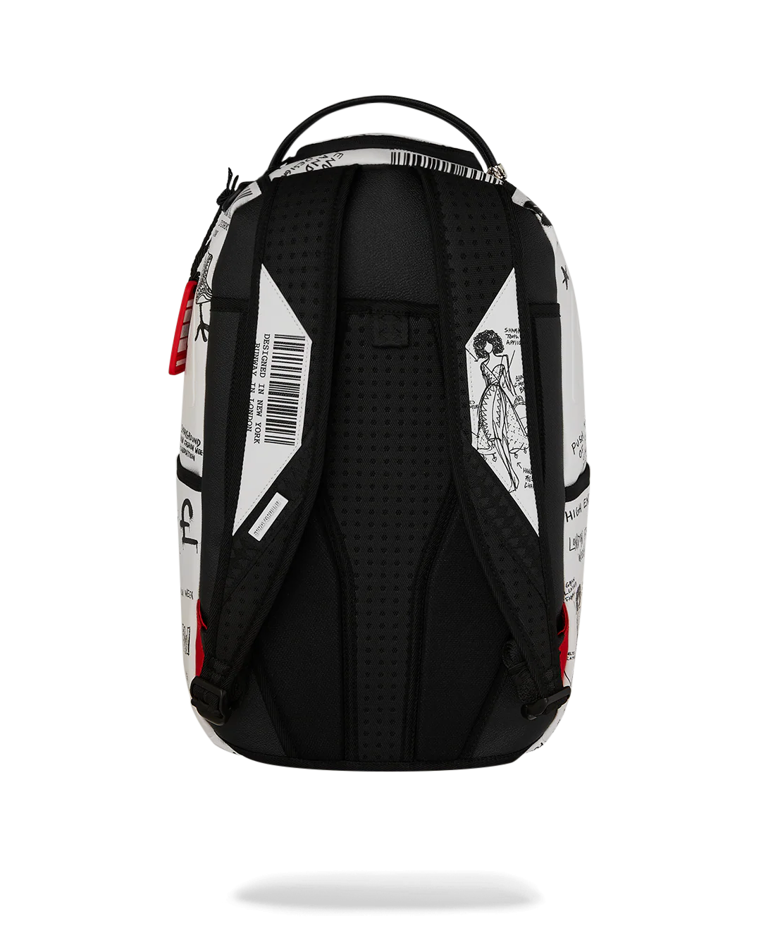 LFW SKETCHED BLACK AND WHITE DLXSV BACKPACK - Image 6