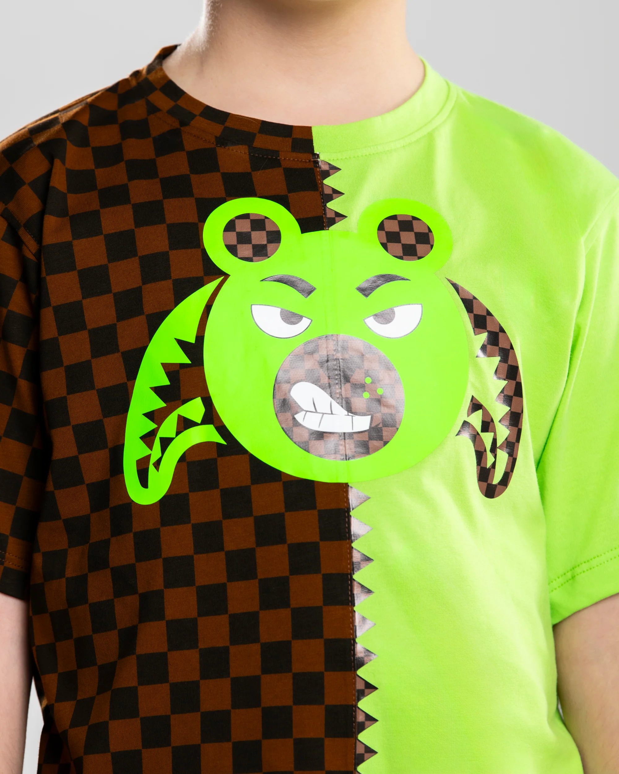 MONEY BEAR SPLIT REGULAR T-SHIRT - Image 2