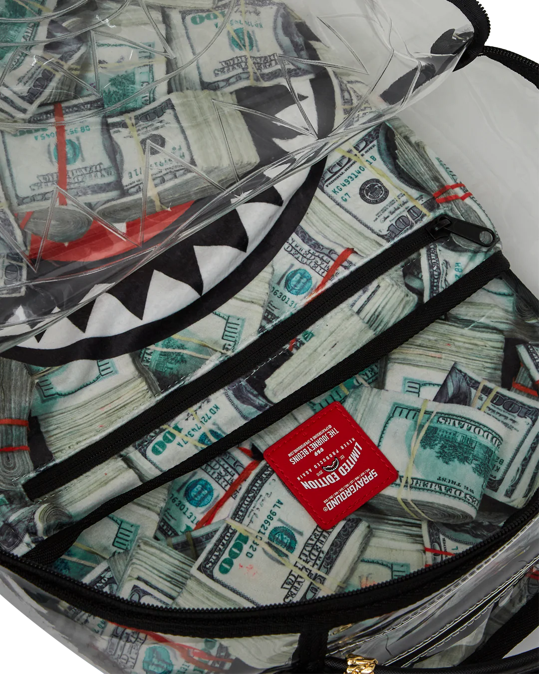 MONEY PILE CLEAR DLXS BACKPACK - Image 8