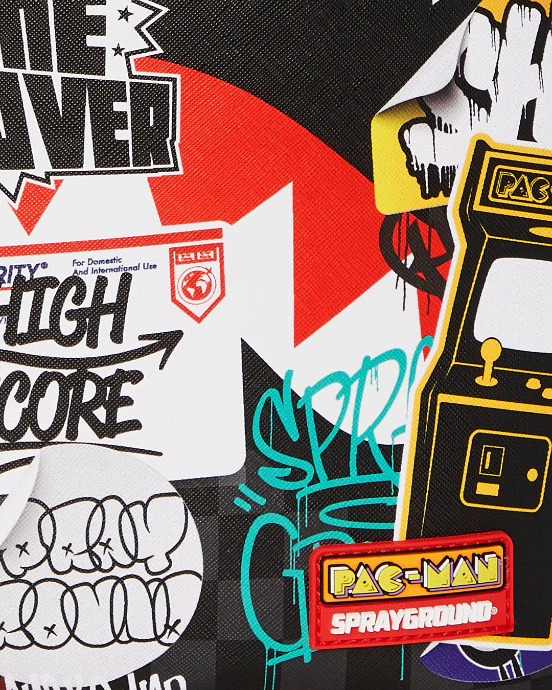 PACMAN STICKERS  DLXSV BACKPACK - Image 9