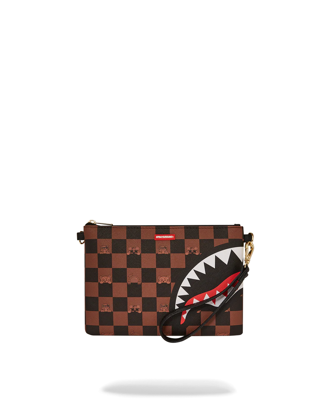 PEEKING CHARACTER CHECK POUCHETTE - Image 4