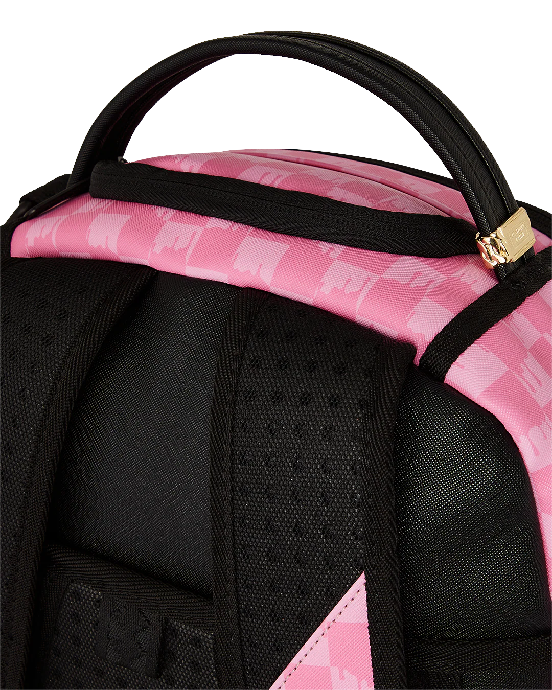 PINK AND BLACK DRIP CHECK DLXSV BACKPACK - Image 7