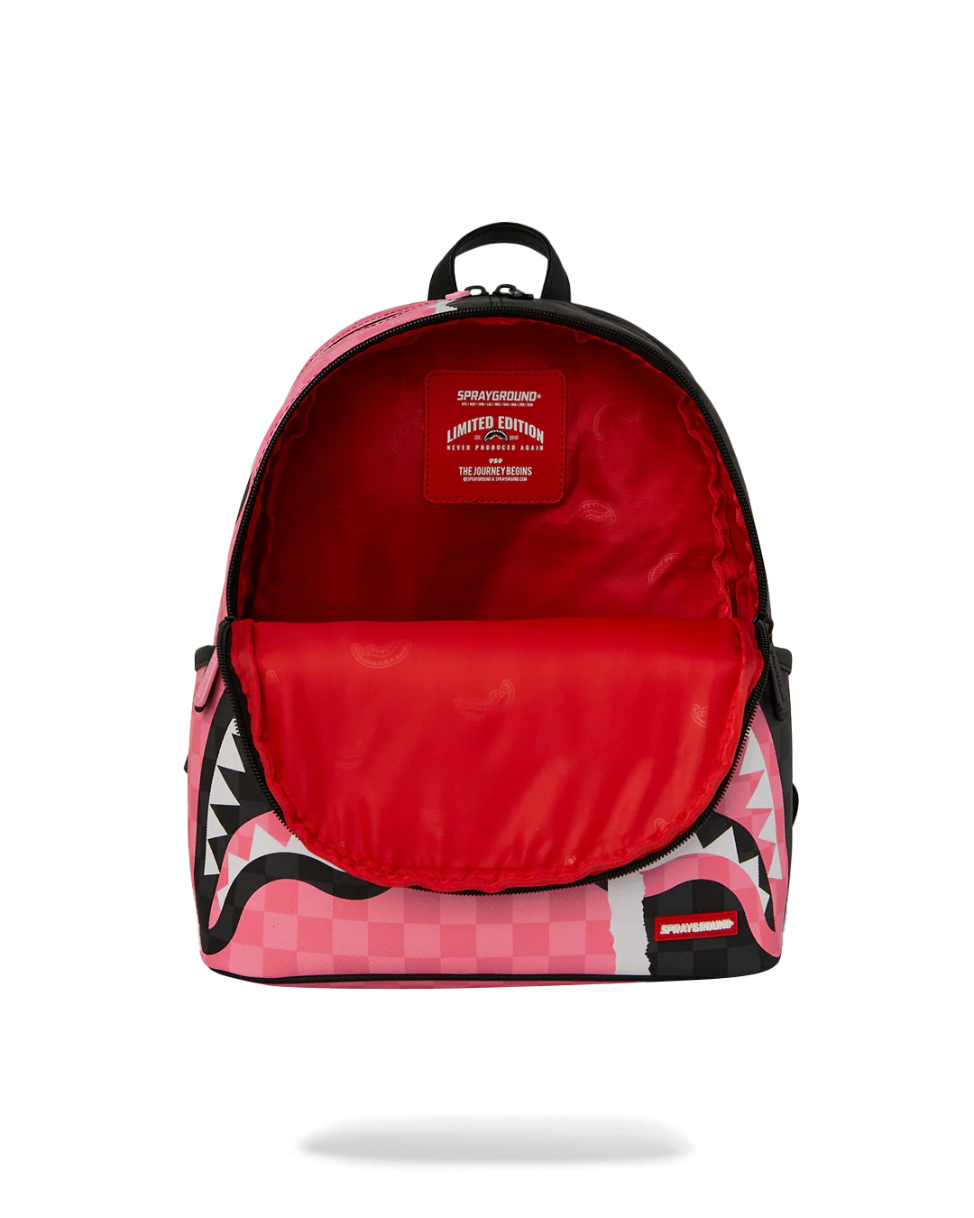 PINK AND BLACK TEAR SIP SAVAGE BACKPACK - Image 5