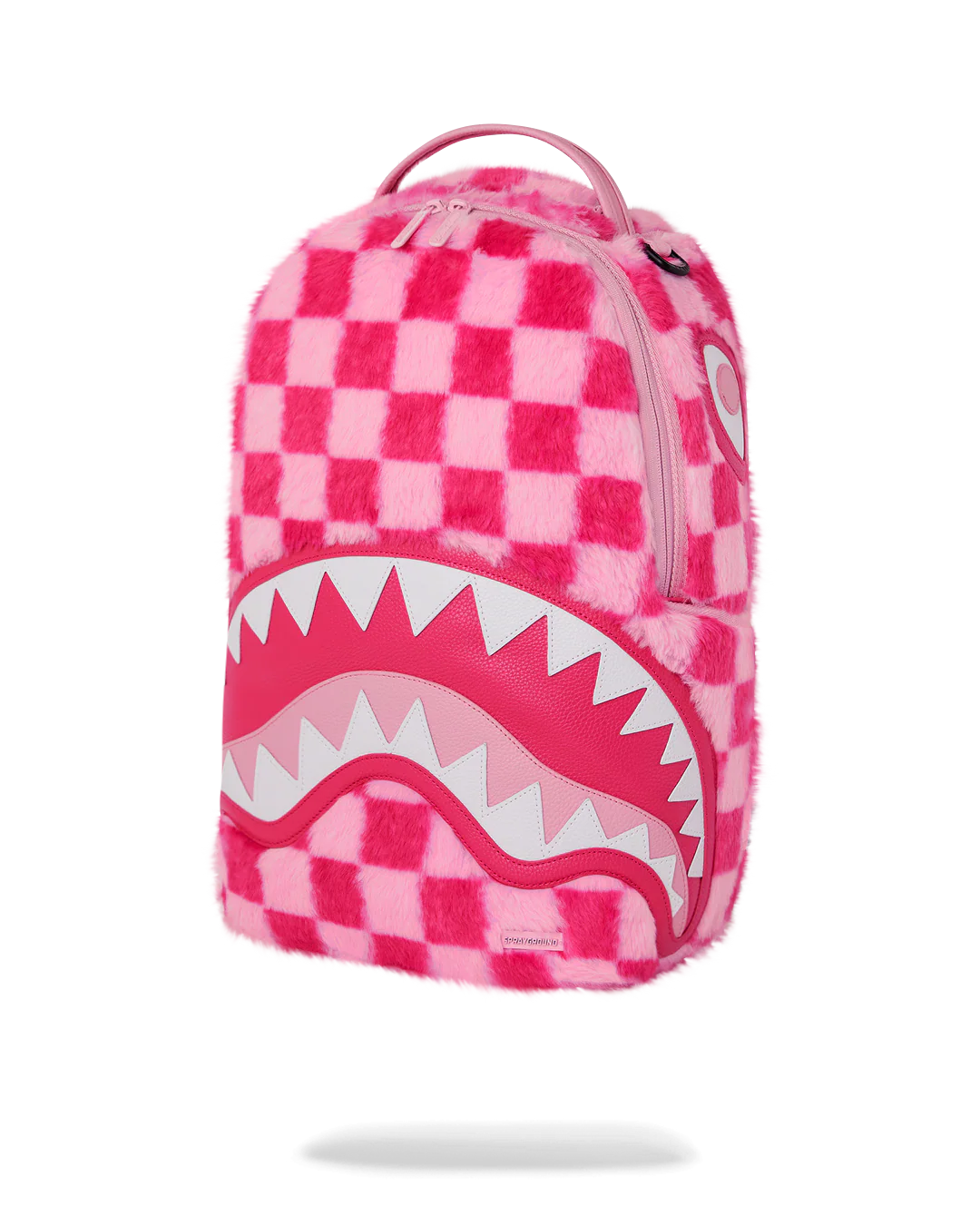 PINK FUR CHECK BACKPACK - Image 5