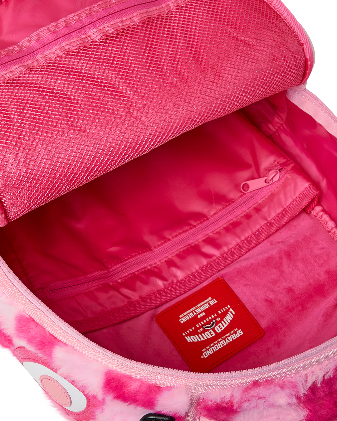 PINK FUR CHECK BACKPACK - Image 8
