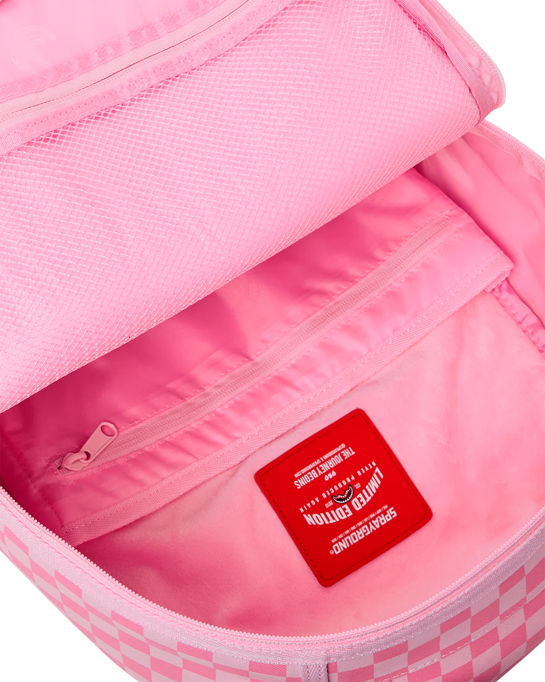PINK SHARKS IN PARIS PATCH BACKPACK - Image 8