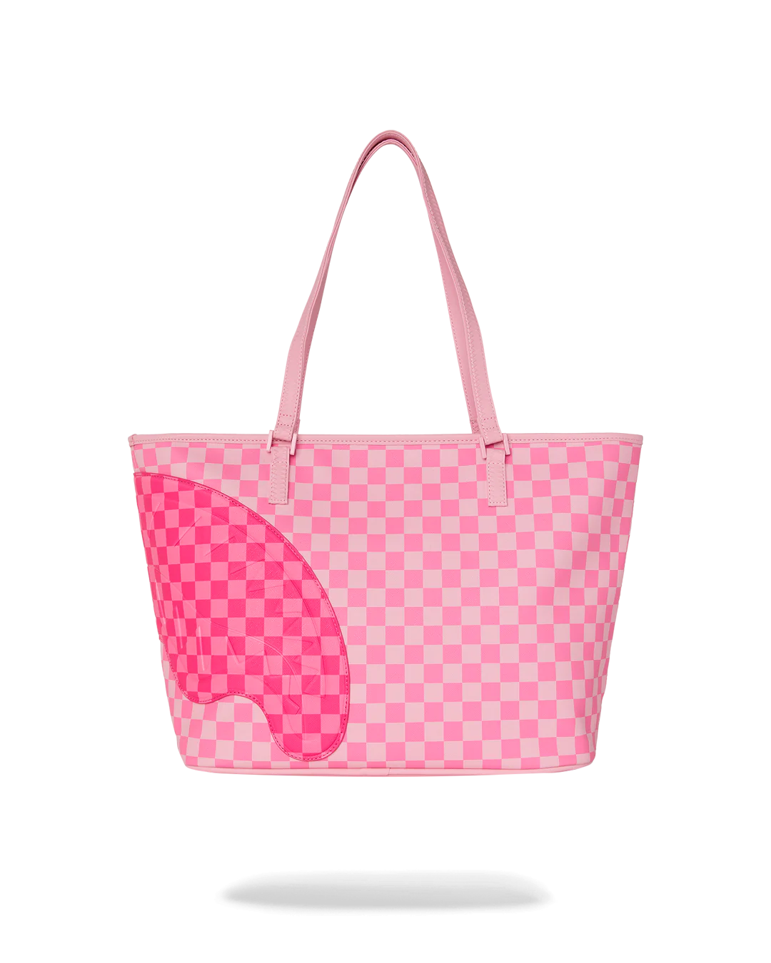 PINK SHARKS IN PARIS PATCH TOTE - Image 3