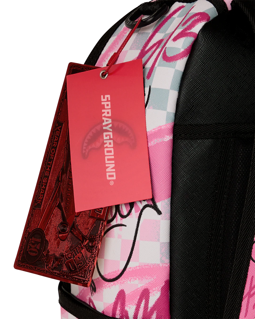 PINK SMOKE CHECK BACKPACK - Image 9
