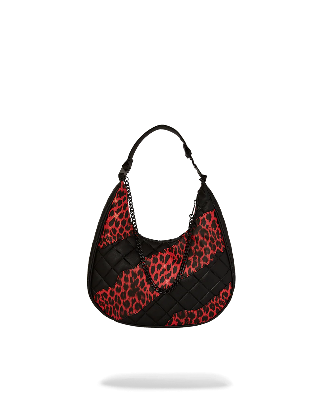RED LEOPARD PUFFER VICE SHOULDER BAG - Image 3