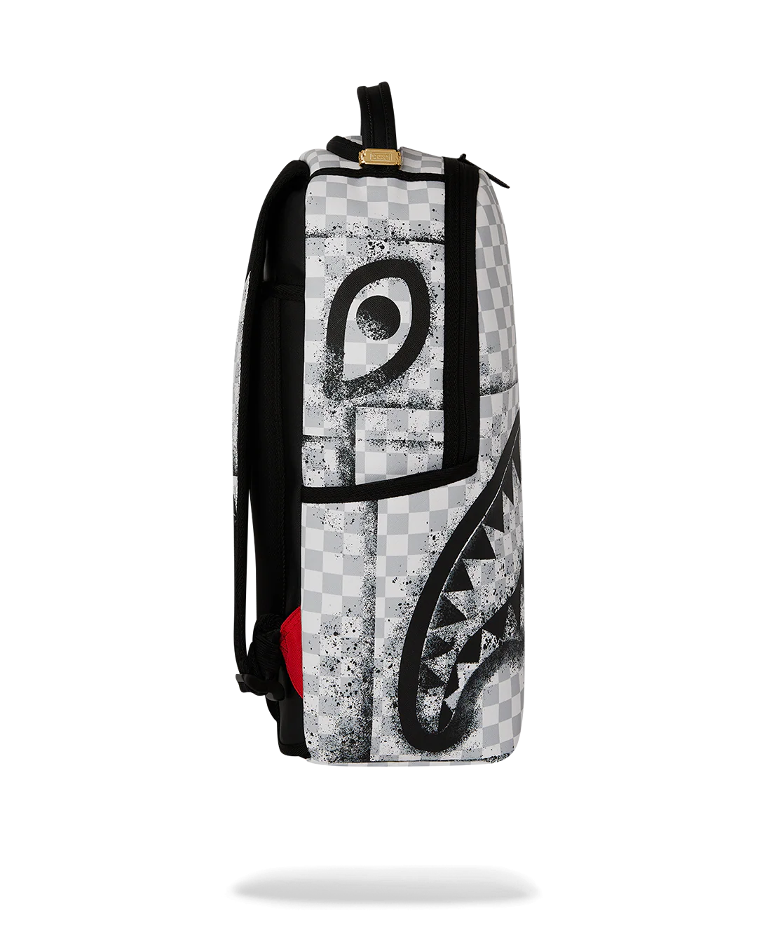 RED STENCIL SHARK BACKPACK - Image 3