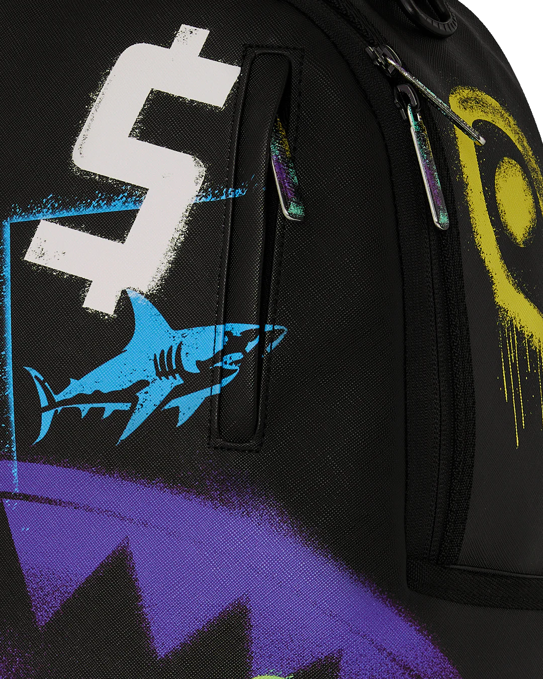 SHARK CENTRAL STENCILS BLACK DLXSV BACKPACK - Image 6