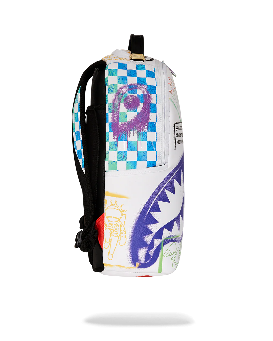 SHARK CENTRAL STENCILS WHITE DLXSV BACKPACK - Image 3