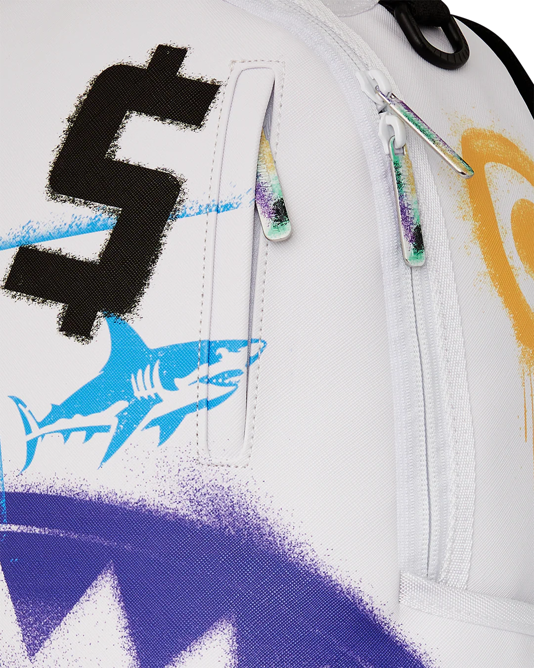 SHARK CENTRAL STENCILS WHITE DLXSV BACKPACK - Image 6