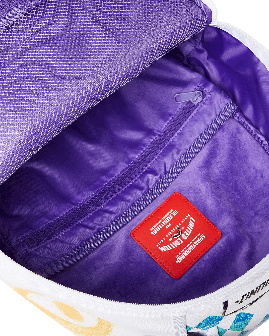 SHARK CENTRAL STENCILS WHITE DLXSV BACKPACK - Image 8