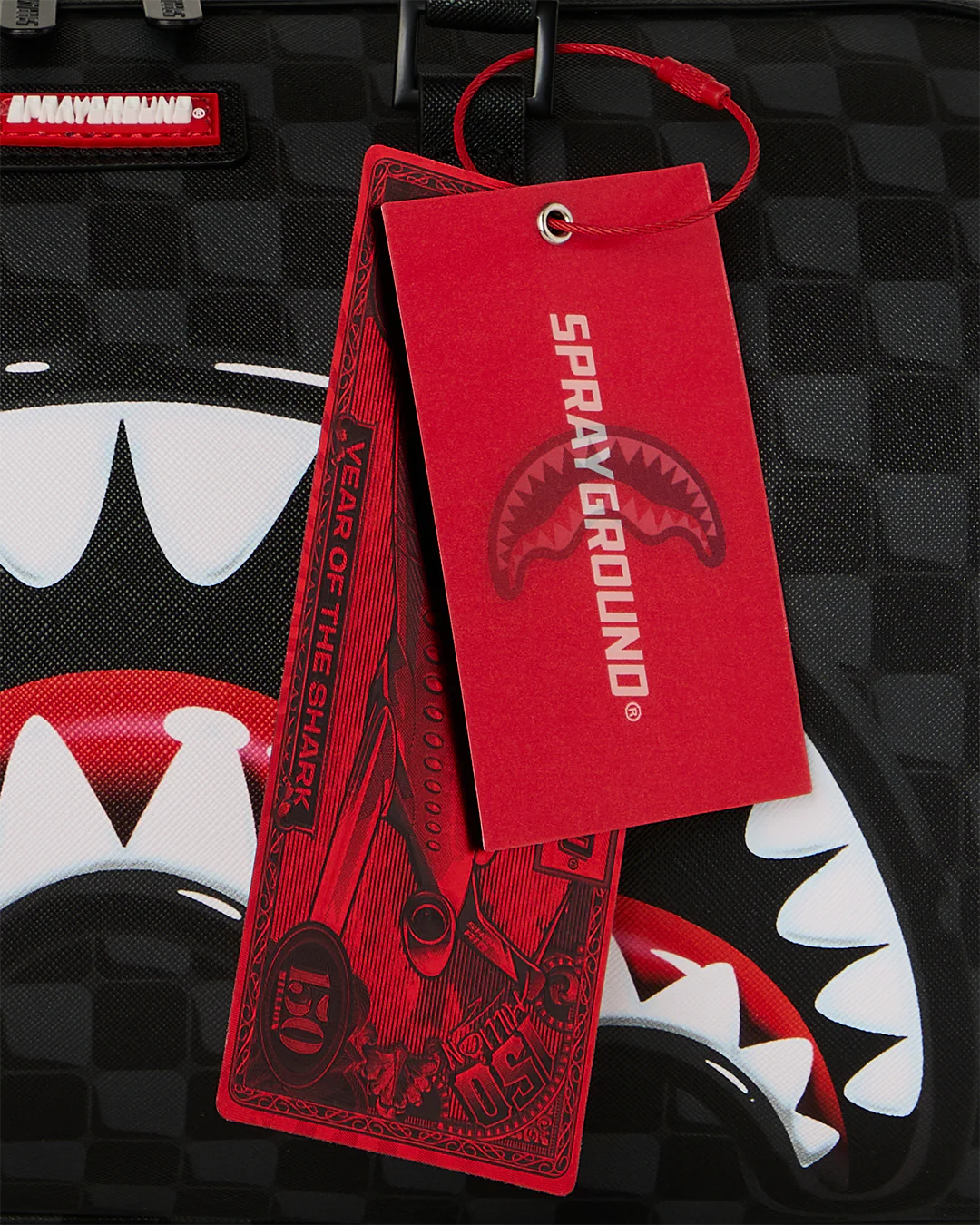 SHARKS IN PARIS BALLOON BLACK MINI DUFFLE - Image 8