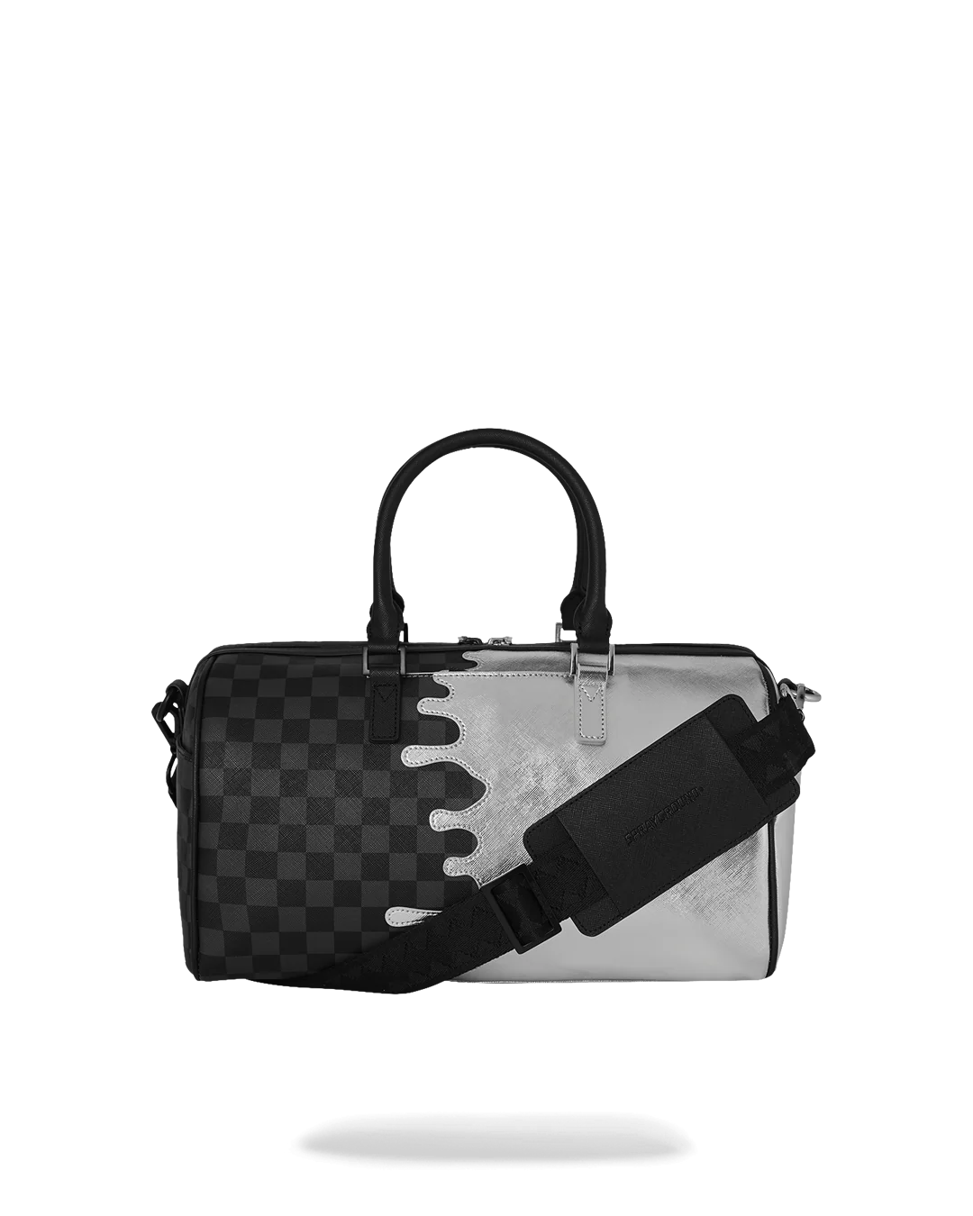 SILVER SIDE DRIP MINI DUFFLE - Image 4